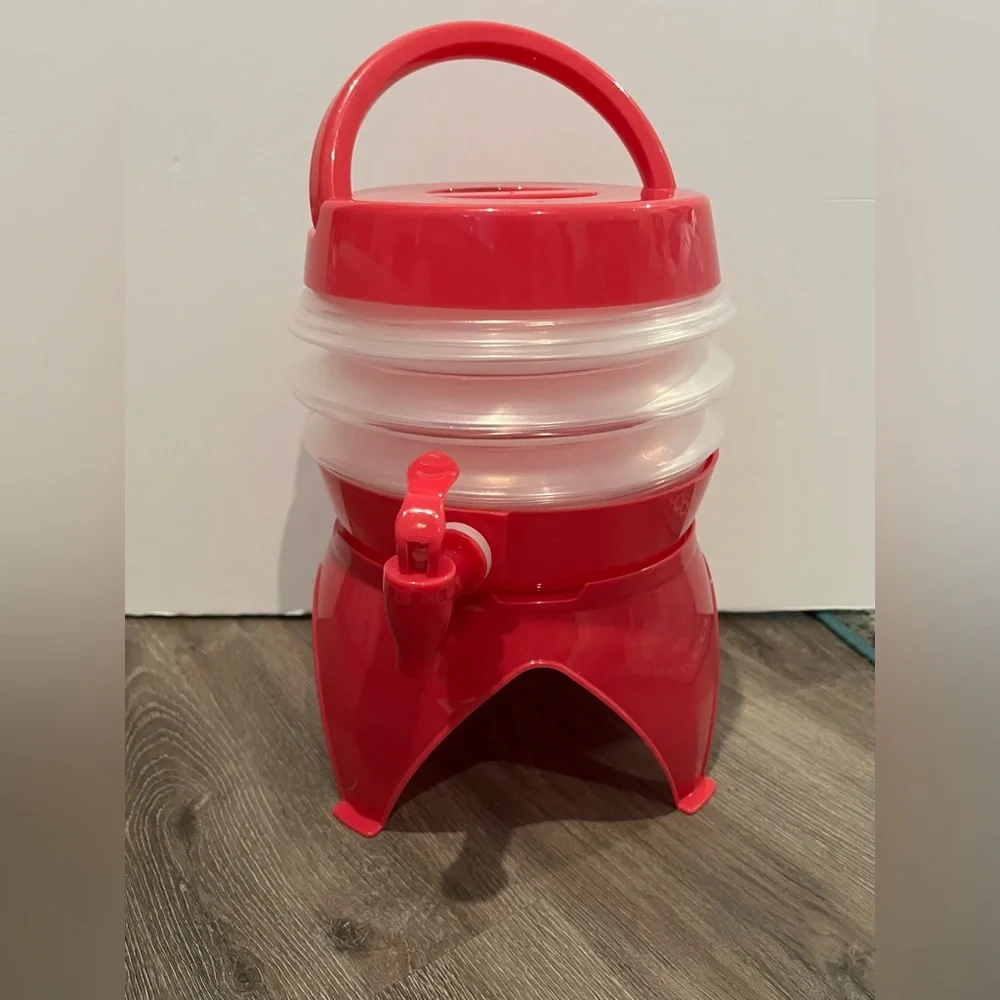 Space Saving Collapsible Drink Dispenser- NIB - Picture 4 of 6